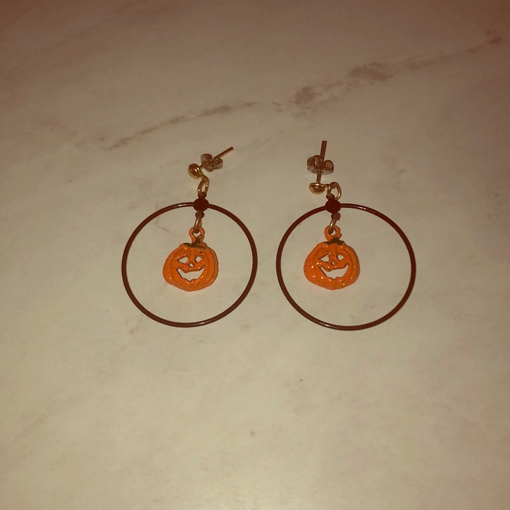 Halloween Pumpkin Earrings